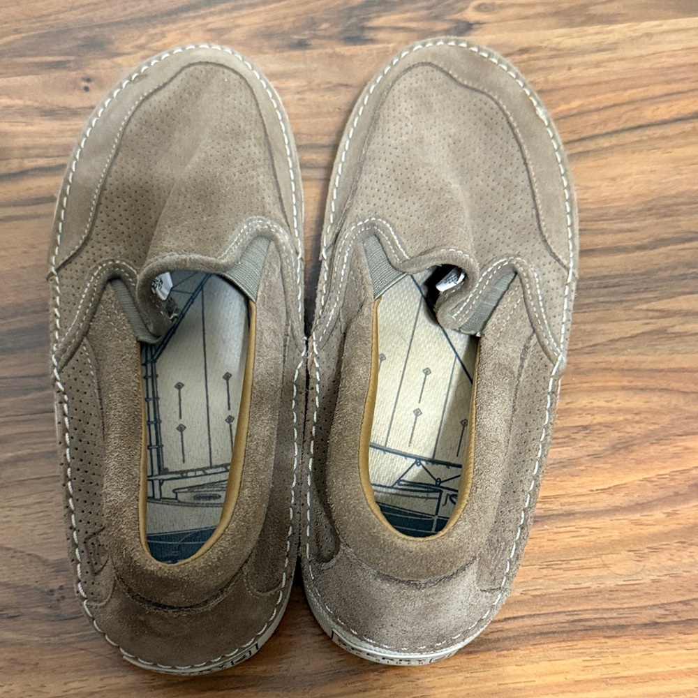 Sperry Men's Suede Slip-On Loafers - Brown